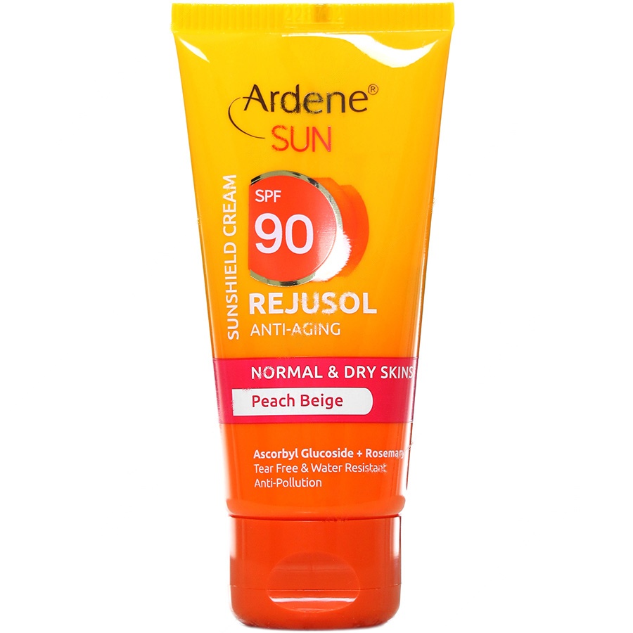 ضد آفتاب رژوسول SPF90 برای پوست های معمولی و خشک (بژ هلویی) - ضد آفتاب رژوسول SPF90 برای پوست های معمولی و خشک (بژ هلویی)