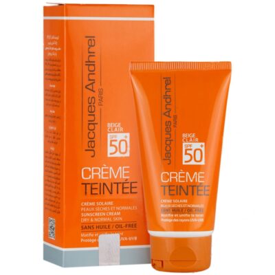 - کرم ضد آفتاب پوست خشک و معمولی SPF50 (بژ روشن)