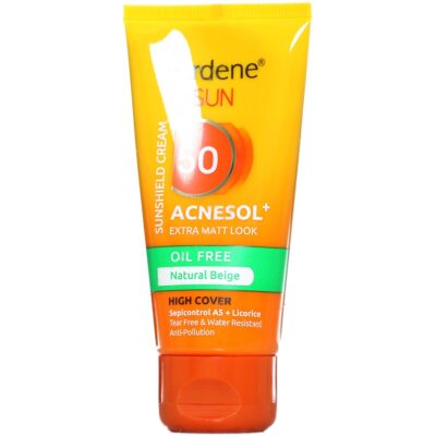 - کرم ضد آفتاب آکنه سل پلاس SPF50 (بژ طبیعی)