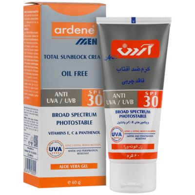 ضد آفتاب انواع پوست - کرم ضد آفتاب آقایان SPF30