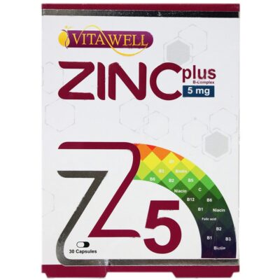 زینک - زینک پلاس 5 میلی گرمی ویتاول 30 عددی