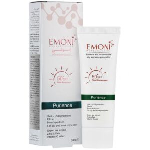 - کرم ضد آفتاب فلوئید پیورینس SPF50 (بی رنگ)