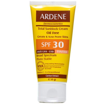 ضد آفتاب پوست چرب - کرم ضد آفتاب رنگی SPF30 فاقد چربی 50 گرمی