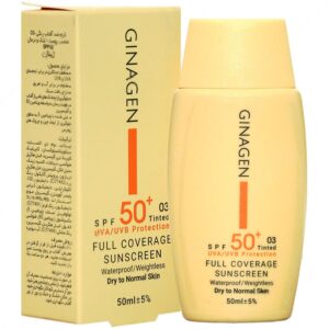 - کرم ضد آفتاب رنگی پوست خشک SPF50 (03)