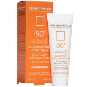 - کرم ضدآفتاب هیدرا SPF50 (بژ طبیعی)