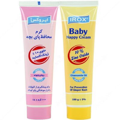 مرطوب کننده پوست کودک - کرم محافظ پای بچه ایروکس 100 گرمی