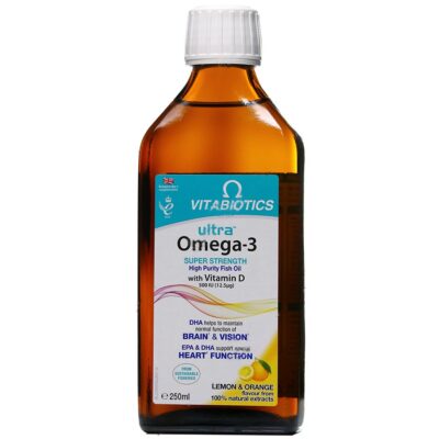 روغن ماهی و امگا 3 کودکان - اولترا امگا 3 همراه ویتامین دی