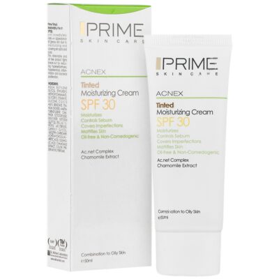 مرطوب کننده رنگی - کرم مرطوب کننده رنگی SPF30 پوست چرب
