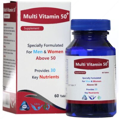 مولتی ویتامین‌ سالمندان - مولتی ویتامین بالای 50 سال 60 عددی سیمرغ دارو