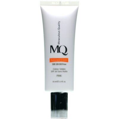 - کرم ضد آفتاب فاقد چربی SPF50 ام کیو (صورتی)
