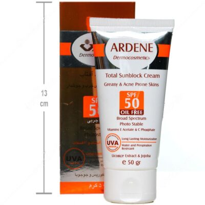کرم ضد آفتاب فاقد چربی SPF50 آردن - Image 4