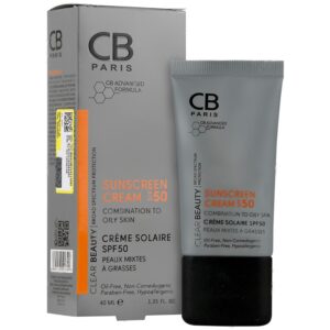 - کرم ضد آفتاب پوست مختلط تا چرب SPF50 (بی رنگ)
