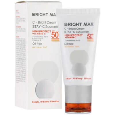 ضد آفتاب انواع پوست - کرم ضد آفتاب سی برایت SPF50