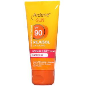 - ضد آفتاب رژوسول SPF90 برای پوست های معمولی و خشک (بژ روشن (10))