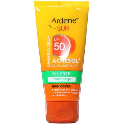 - کرم ضد آفتاب آکنه سل پلاس SPF50 (بژ هلویی)