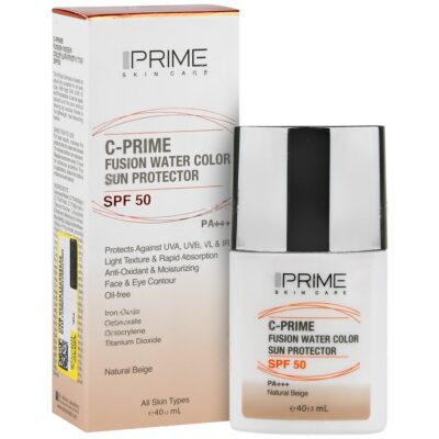 - فلوئید ضد آفتاب ویتامین سی پرایم SPF50 (بژ طبیعی)