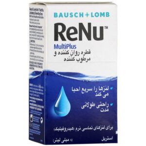 شستشو و نگهداری لنز و چشم - قطره مرطوب کننده رنیو مولتی پلاس