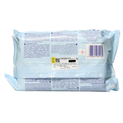 دستمال تمیز کننده مرطوب کودک 72 عددی - Image 2
