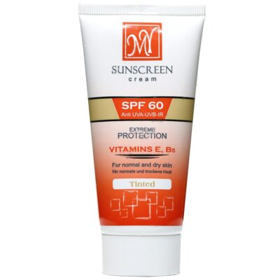 ضد آفتاب پوست خشک - کرم ضد آفتاب رنگی SPF60 مناسب پوست نرمال و خشک