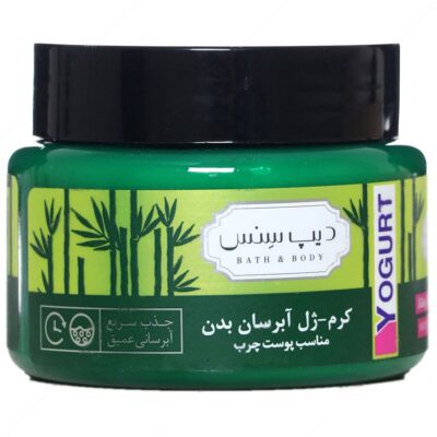 مرطوب کننده پوست چرب - کرم ژل آبرسان بدن درخت چای و بامبو