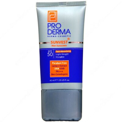 ضد آفتاب انواع پوست - ضد آفتاب فاقد چربی مخصوص آقایان SPF50 سان وست