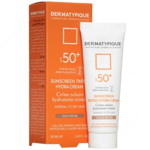 - کرم ضدآفتاب هیدرا SPF50 (بژ طلایی)