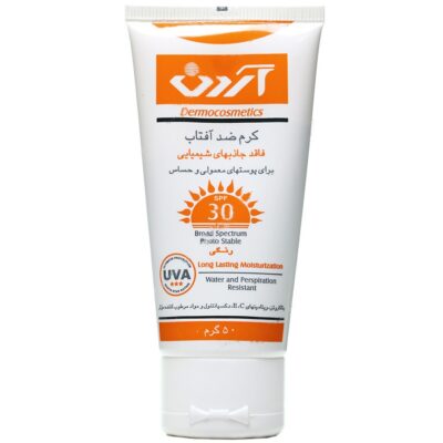 ضد آفتاب پوست حساس - کرم ضد آفتاب فیزیکال رنگی SPF30