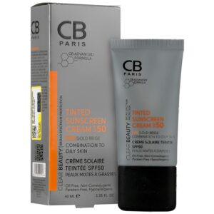 - کرم ضد آفتاب پوست مختلط تا چرب SPF50 (بژ طلایی)