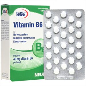 ویتامین ب6 - ویتامین B6 یورو ویتال 60 عددی