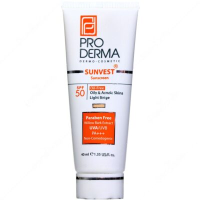 - ضد آفتاب فاقد چربی پوست چرب SPF50 سان وست (بژ روشن 02)