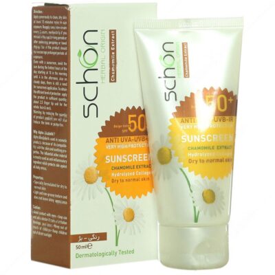 - ضدآفتاب شون SPF50 پوست خشک تا نرمال (بژ)