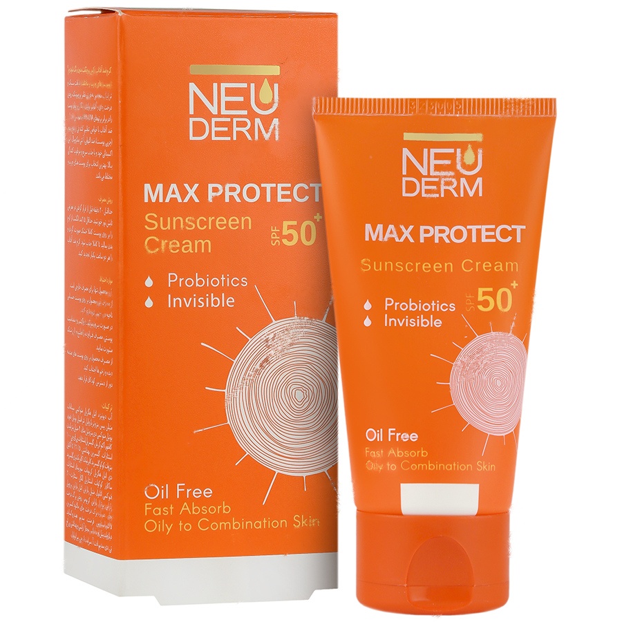 کرم ضدآفتاب مکس پروتکت SPF50 پوست چرب (بی رنگ) - کرم ضدآفتاب مکس پروتکت SPF50 پوست چرب (بی رنگ)