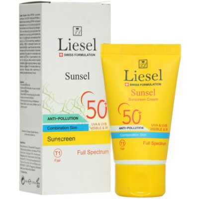 - کرم ضد آفتاب پوست مختلط سانسل SPF50 (بژ خیلی روشن T1)