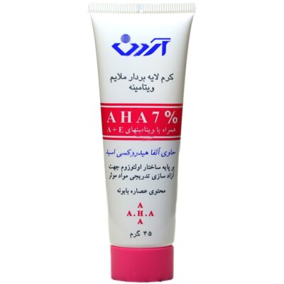 ضد لک صورت - کرم لایه بردار ملایم ویتامینه آ اچ آ 7%
