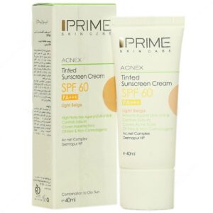 - کرم ضد آفتاب رنگی SPF60 (بژ روشن)