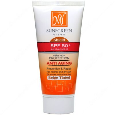 ضد آفتاب پوست خشک - کرم ضد آفتاب بژ پر رنگ SPF50