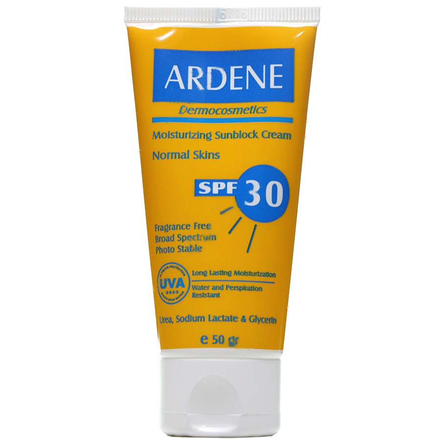 کرم ضد آفتاب مرطوب کننده SPF30 آردن ضد آفتاب پوست مختلط و معمولی - کرم ضد آفتاب مرطوب کننده SPF30 آردن