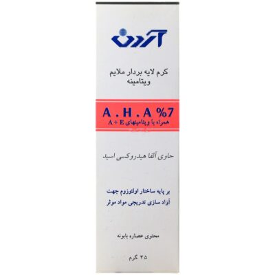 کرم لایه بردار ملایم ویتامینه آ اچ آ 7% - Image 2