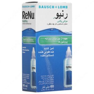 - محلول شستشوی لنز رنیو مولتی پلاس (60 میلی لیتر)
