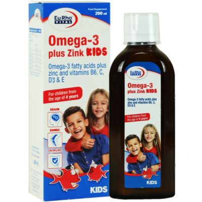 روغن ماهی و امگا 3 کودکان - امگا3 پلاس زینک کیدز