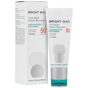 - ضد آفتاب فیزیکال تن برایت SPF50 (بی رنگ)