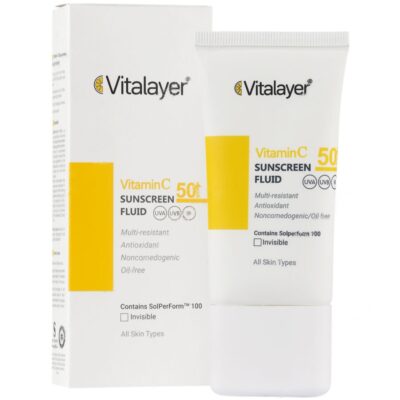 - فلوئید ضد آفتاب ویتامین سی SPF50 (بی رنگ)
