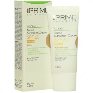 - کرم ضد آفتاب رنگی SPF60 (بژ)
