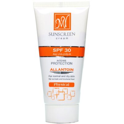ضد آفتاب پوست حساس - کرم ضد آفتاب فیزیکال SPF30