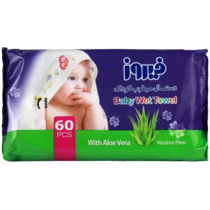 - دستمال مرطوب کودک آلوئه ورا (60 عددی)