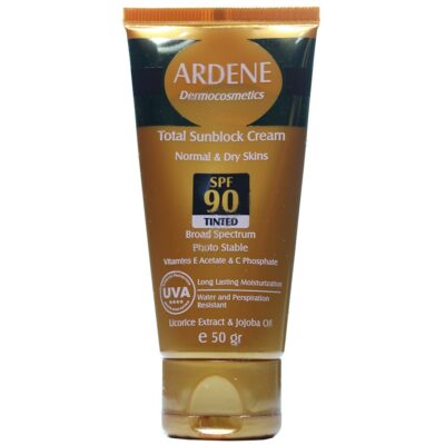 ضد آفتاب پوست خشک - کرم ضد آفتاب رنگی SPF90