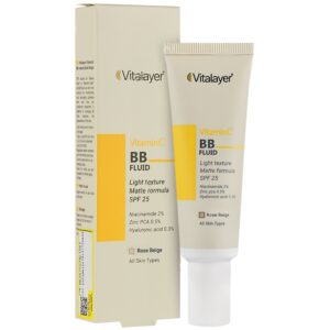 - بی بی فلوئید ویتامین سی SPF25 (رز بژ)