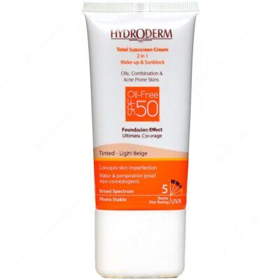 - کرم ضد آفتاب کرم پودری 2 در 1 SPF50 (بژ روشن)