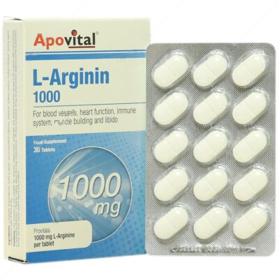 آرژنین - ال آرژینین آپوویتال 1000 میلی گرم
