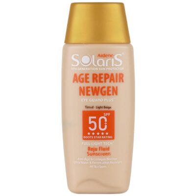 ضد آفتاب انواع پوست - تستر فلوئید ضد آفتاب ایج ریپیر نیوژن SPF50